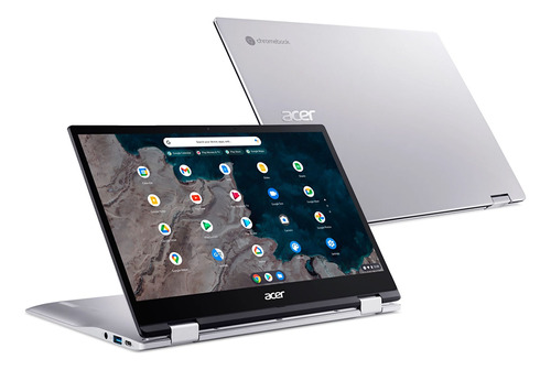 Notebook 2en1 Acer 13,3  Táctil Qualcomm 4gb 64gb Chrome (Reacondicionado)