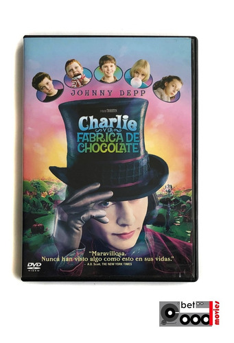 Dvd Película - Charlie Y La Fábrica De Chocolate / Excelente