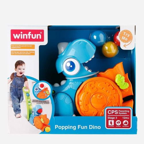 Caminador Dinosaurio Atrapa Bolas Con Sonido Winfun 0673