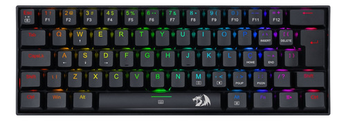 Redragon Dragonborn Rgb Preto Switch Azul Abnt2 Preto Português Brasil