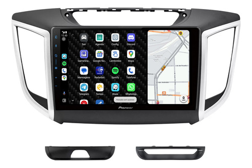 Central Multimidia Pioneer Creta 9p Carplay Android Auto