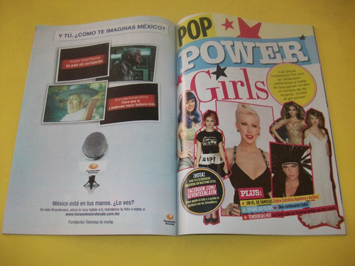 Imagen 4 de 5 de Christina Aguilera Revista Seventeen Mexico 2010
