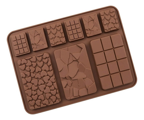 Moldes De Chocolates Moldes Barra De Chocolate Silicona B9 