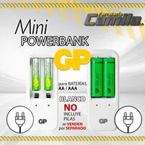 Comprar Mini Powerbank Gp Para Pilas Aa\u002Faaa Sin Pilas Blanco \u002F 09938