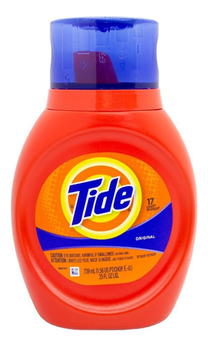 Tide Original Detergente Jabon Liquido Para Ropa 739ml Local