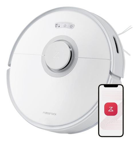 Aspiradora Robótica y Trapeador 4200 Pa Navegación Lidar Roborock Q7 Max Color Blanco