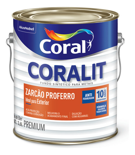 Zarcão Laranja Coralit Proferro - Coral