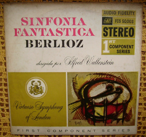 Berlioz Sinfonia Fantastica / Alfred Wallenstein - Lp Vinilo
