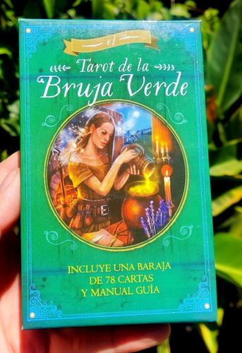 Tarot De La Bruja Verde Esp. + Instructivo Español + Bolso