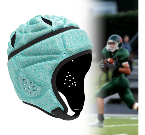 Casco De Rugby Gorra Protectora De Rugby Casco De Verde
