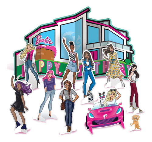 Barbie Dream Together Kit De Decoración De Mesa (juego De 11
