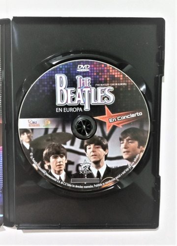 The Beatles Dvd The Beatles En Europa En Concierto (Usado)