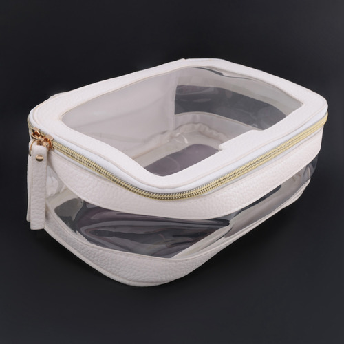 Estuche De Maquillaje Transparente, Neceser Multiusos, De Vi