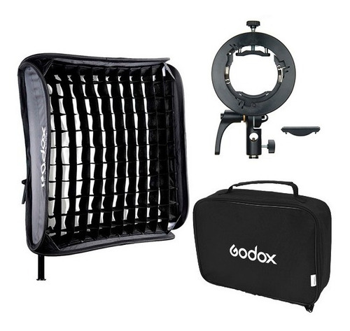 Imagen 1 de 1 de Godox Kit Handy Con Grid 80x80cm Con Bracket S2-type Sggv808