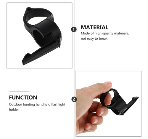 Soporte De Linterna Portátil De Nylon Con Clip Para Linterna