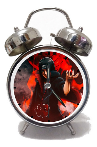 Reloj Despertador Hitachi Akatsuki Naruto Sasuke Kakashi 