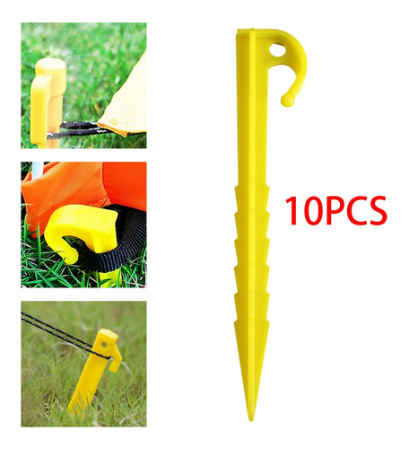 2 Set De Clavijas Para Toldo De Camping Accesorios 2 Piezas