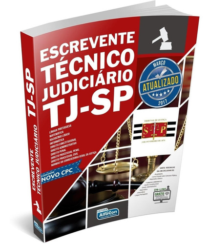 Apostila Escrevente Técnico Judiciário - Tj - Sp - 2017