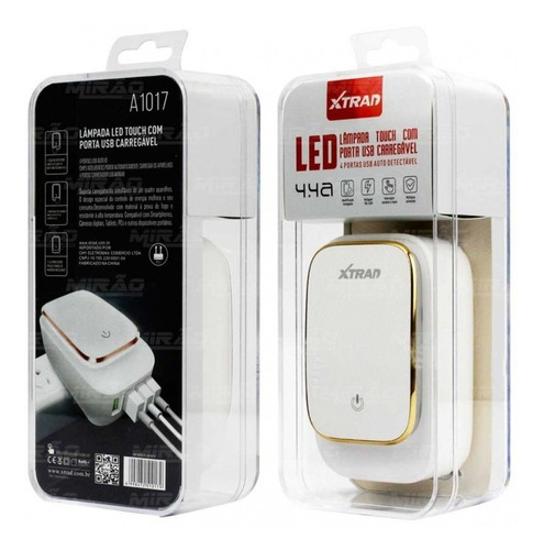 Imagem 3 de 3 de Carregador 4 Portas Auto Detectável Usb Led 4.4a Xtrad A1017
