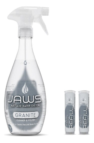 Jaws Kit Inicial Limp. Y Abrill. Granito + 2 Repuestos 739cc