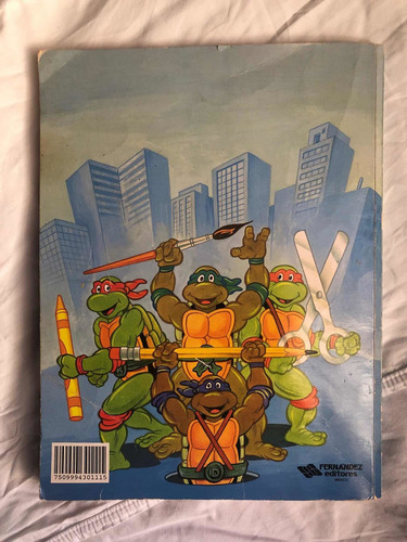 Tmnt Tortugas Ninja Libro De Actividades 1991 Fernández Edit (Usado)