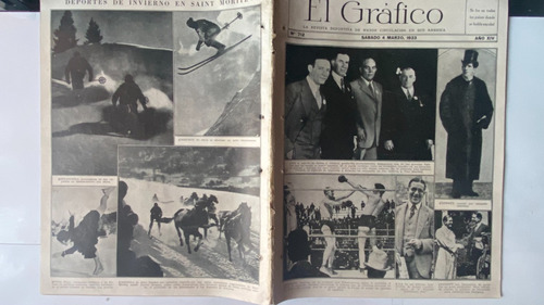 El Gráfico Nº 712 Antigua Revista Sin Tapa Fútbol Mar 1933