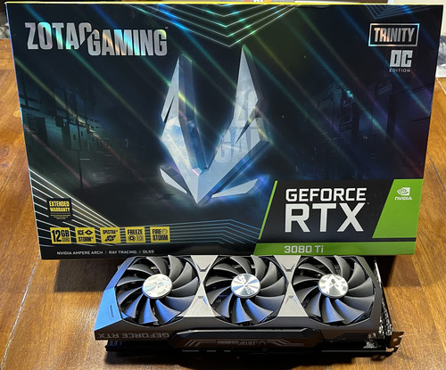 Placa Video Geforce 3080 Ti Zotac (poco Uso-en Caja)-un Pago (Usado)