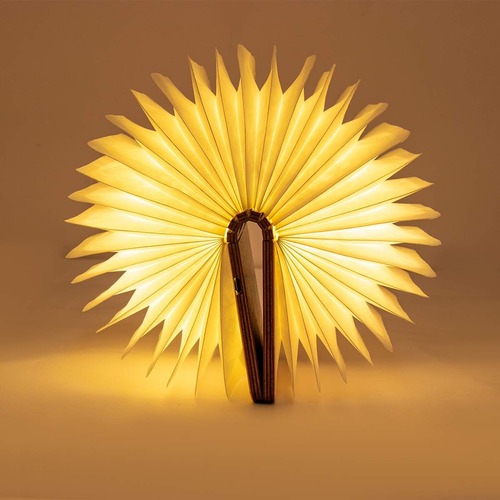 Mini Lámpara Plegable De 8 Colores, Luces De Madera Portátil
