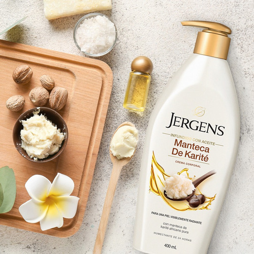 Crema Corporal Jergens Manteca De Karité 400 Ml