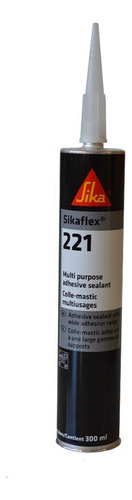 Silicona Multiproposito Sikaflex 221 Negro X 300ml