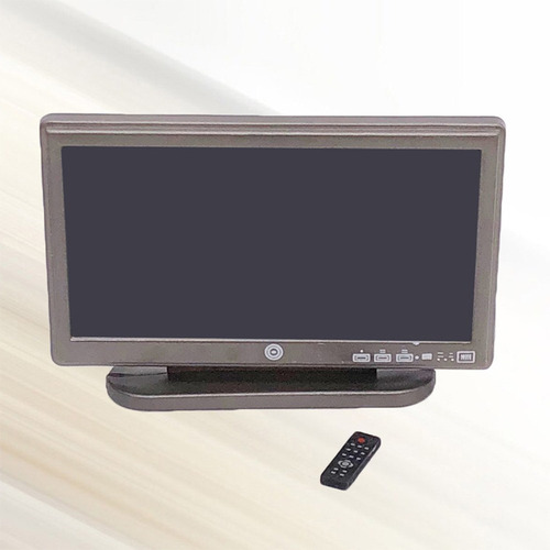 1:12 Mini Casa Miniatura Mini Pantalla Ancha Televisor Prete