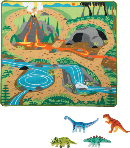 Alfombra De Dinosaurio De Melissa Doug Para Niños