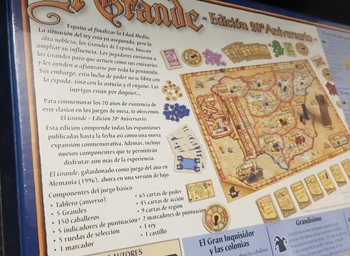 El Grande Edición 20 Aniversario Juego De Mesa En Español
