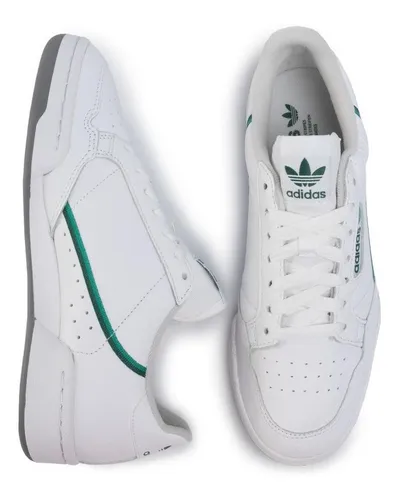 Tenis adidas Originals Continental 80 Bco verde Ef5990