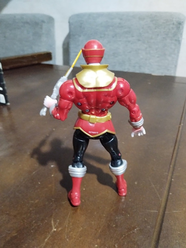 Power Ranger Super Megaforce Deluxe Fx Super Mega Red Ranger (Usado)