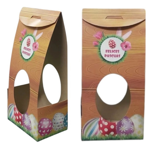 Cajita Estuche Porta Huevo De Pascua No6 X 12 Unidades