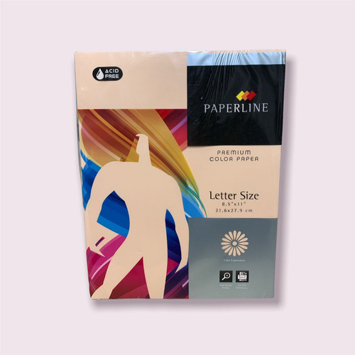 Papel Bond Spectra 75gr Color Coral Carta