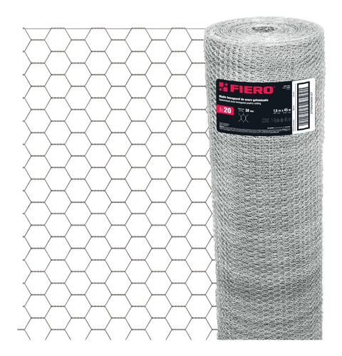 Rollo 45 M X 1.5 M Malla Hexagonal Calibre 20 Abertura 38 Mm