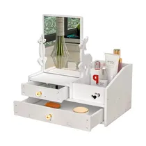 Comprar Organizador De Maquillaje Cosméticos Joyas Con Espejo Mdf