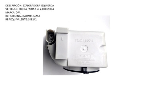 Exploradora Izquierda Skoda Fabia 1.4 2000-2004