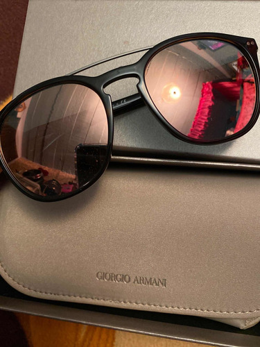 Lentes De Sol Giorgio Armani Dama En Color Rosa