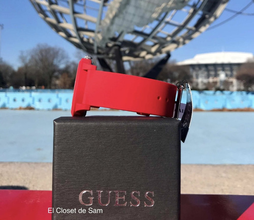 Guess Reloj Analogo Silicona Rojo G Craze U1336l4
