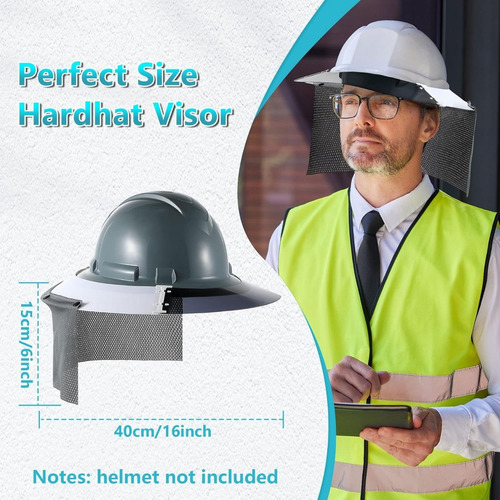 Protector Solar Casco Duro Solo Para Ala Ancha, Sin Malla