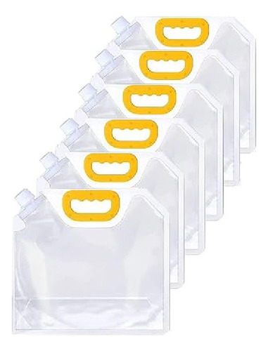 Aleissi 6pz Bolsas Almacenamiento Alimentos Antiderrames 3k