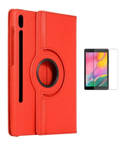 Capa E Película Para Galaxy Tab S8 5g Sm-x706 11  Vermelho