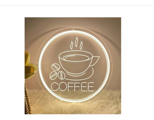 Letrero Led Neon Personalizado Circular Luminoso 20*20