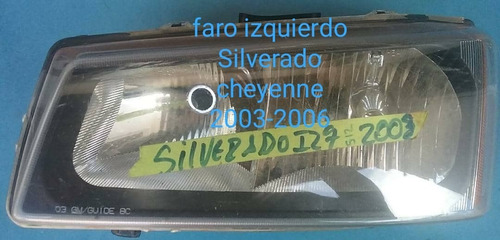 Faro Izquierdo Chevrolet Silverado Cheyenne 2003/6 