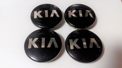 Imagen 2 de 3 de Tapas De Aros(emblemas) - Kia - Entrega A Domicilio
