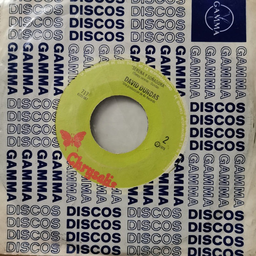 Disco 45 Rpm: David Dunas- Ponte Tus Jeans