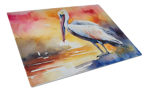 Dac2852lcb Pelican Glass Cutting Board Large Decorative Temp